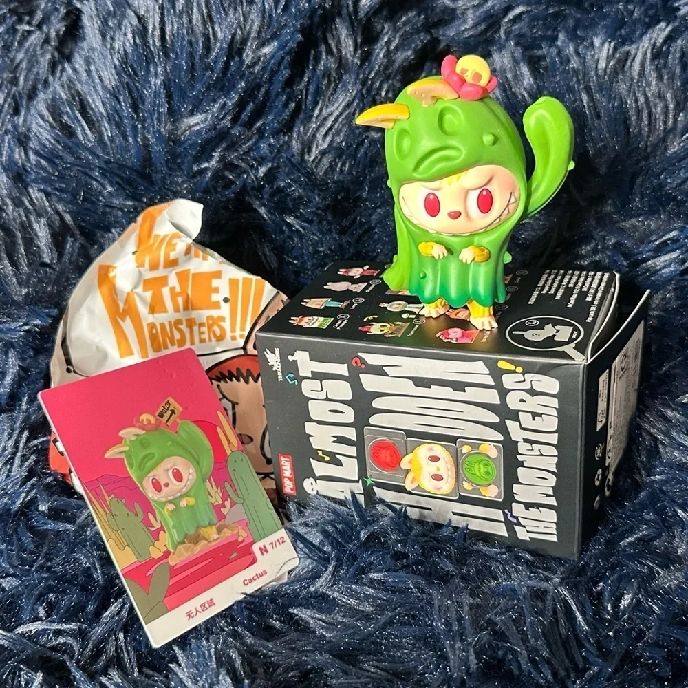 Pop Mart Labubu Almost Hidden Cactus Vinyl Figure Pop Mart The Monsters